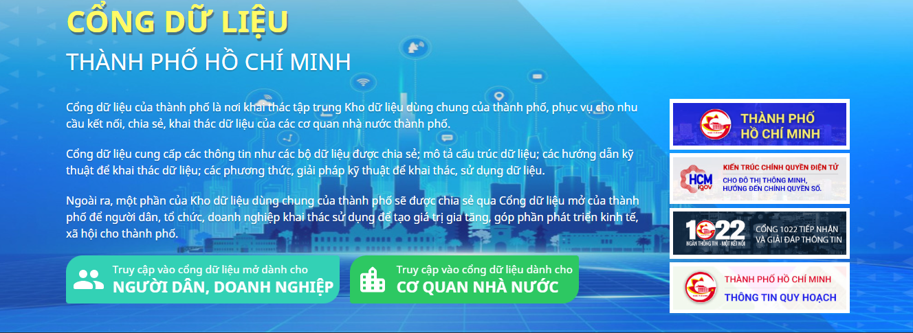 Cổng dữ liệu Thành phố Hồ Chí Minh
