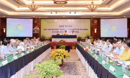 TPHCM chỉ có thể đột phá nếu được thử nghiệm cải cách thể chế