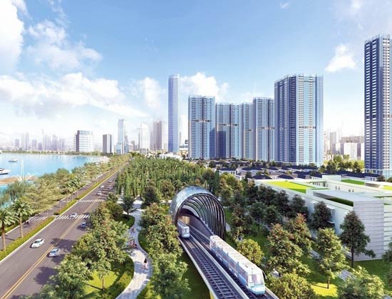 Ga metro ngầm Ba Son đang thành hình