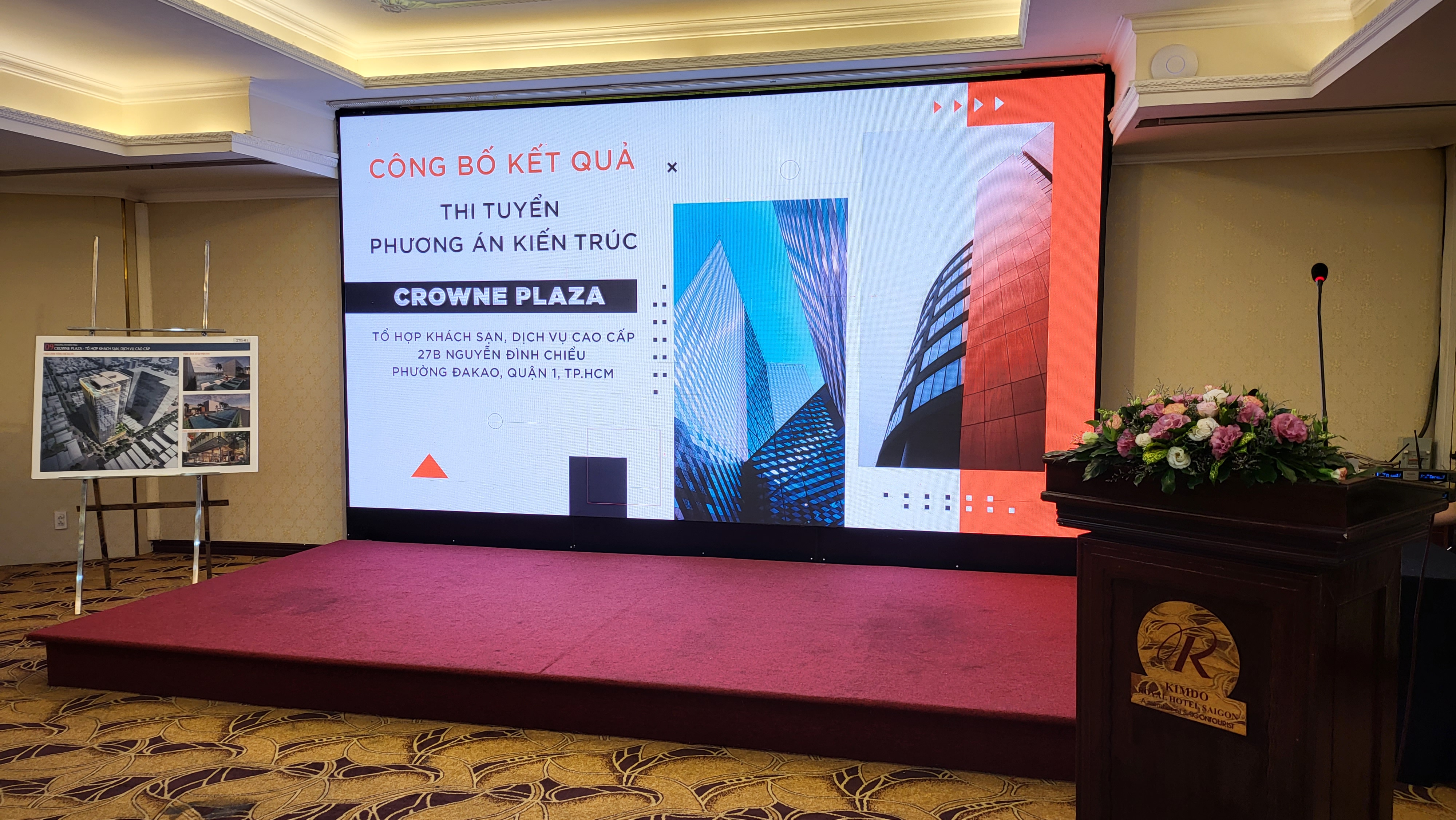 Công bố kết quả thi tuyển phương án kiến trúc “Crowne Plaza"