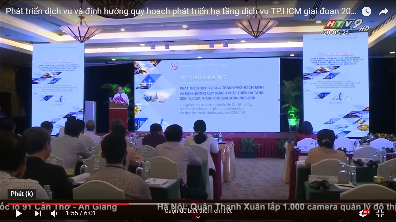 Phát triển dịch vụ và định hướng quy hoạch phát triển hạ tầng dịch vụ TP.HCM giai đoạn 2020 - 2030